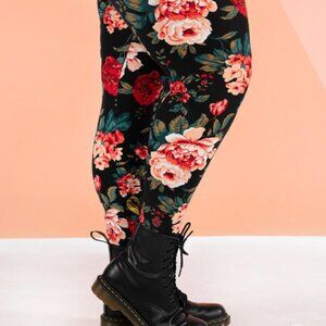 Sweetlegs Blushing Beauty floral leggings O/S 6-14